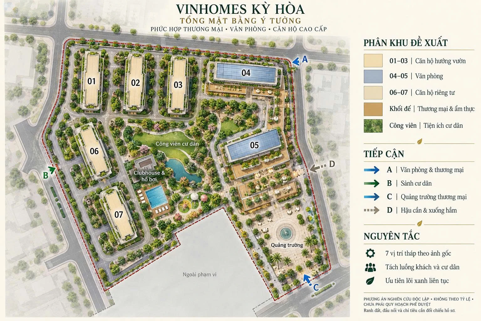 Vinhomes Kỳ Hòa 15 - Vinhomes Kỳ Hòa Mặt bằng quy hoạch khu đô thị Kỳ Hòa